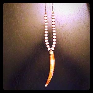 Betsy Pittard Designs long horn necklace