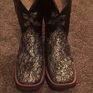 ferrini lace boots