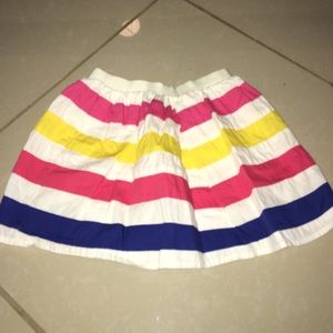 Colorful striped baby gap skirt size 3T