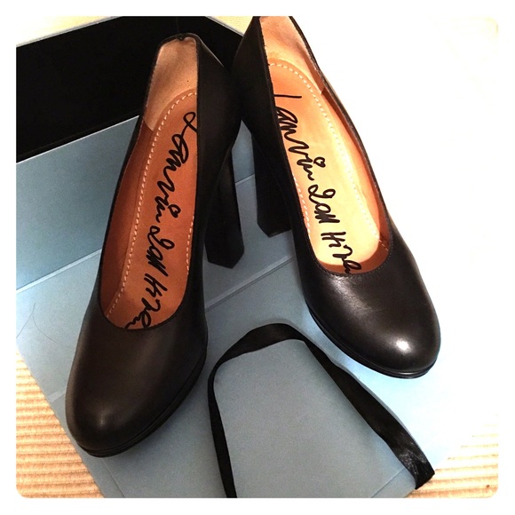 Lanvin Thick Heel Pump