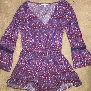 American Eagle Purple Romper