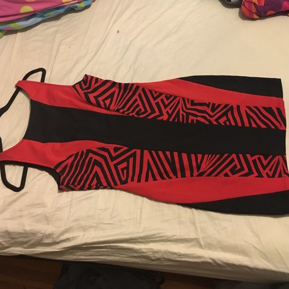 Red & Black Kardashian Collection Dress.