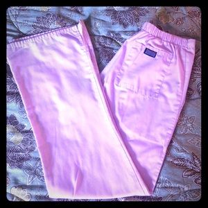 Light pink scrub pants
