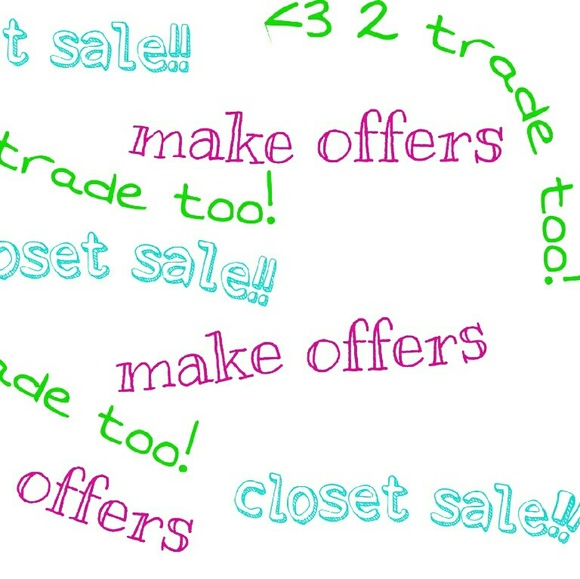 Closet sale!