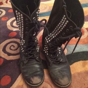 Studded boots