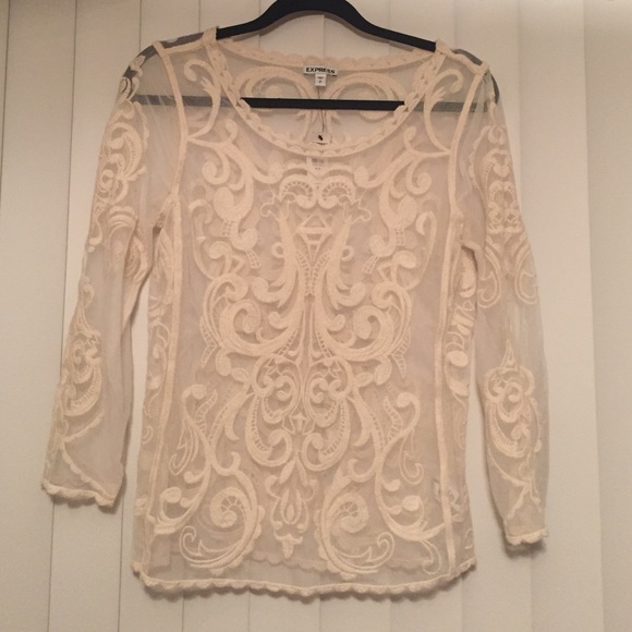 Express Lace Top - Picture 2 of 3