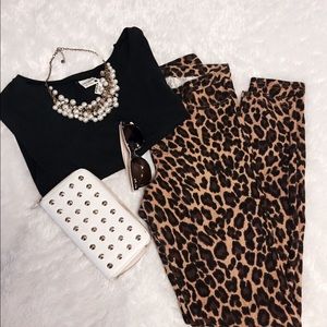 Hue leopard Jeggings