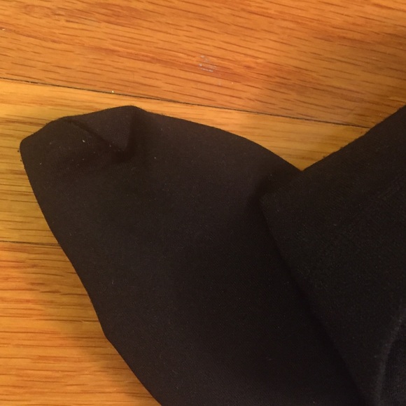 Black Fleece-Lined Tights - Picture 3 of 3