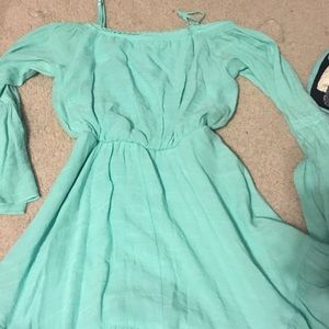 Tank/off the shoulder dress
