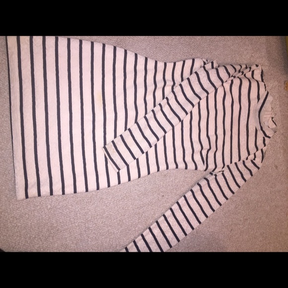 Forever21 Stripe Long Sleeve Dress
