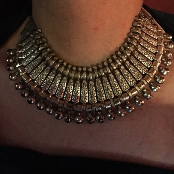 ADJUSTABLE TRIBAL COLLAR NECKLACE - Picture 1 of 3