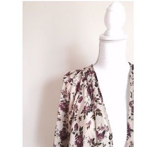 🆕 Floral kimono / cardigan with lace trim