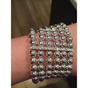 Rhinestone Beaded Bracelet