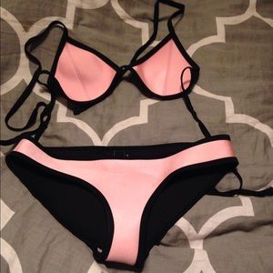 AUTHENTIC Neon pink Triangl bikini