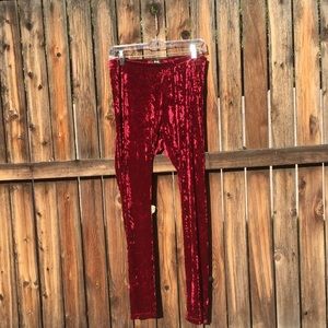 Urban Outfitters Crushed Velvet Pants