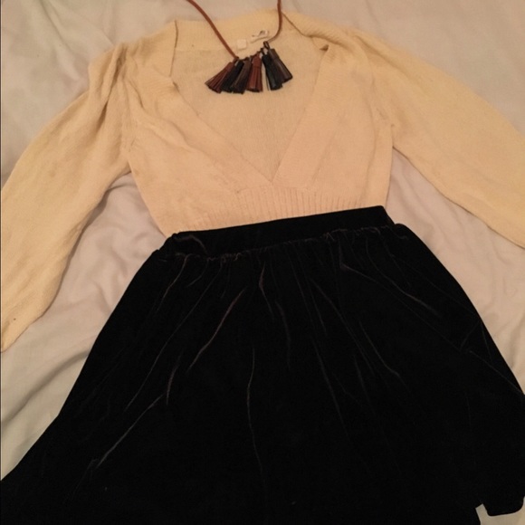 American Apparel Velvet Circle Skirt