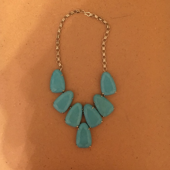 Kendra Scott Harlow Necklace Turquoise/Gold