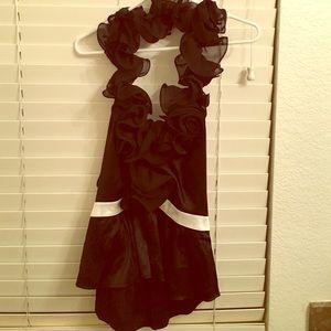 Bebe Halter Cocktail Blouse