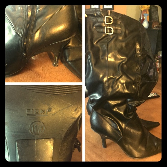 🌺 Knee high Faux Leather Boots🌺