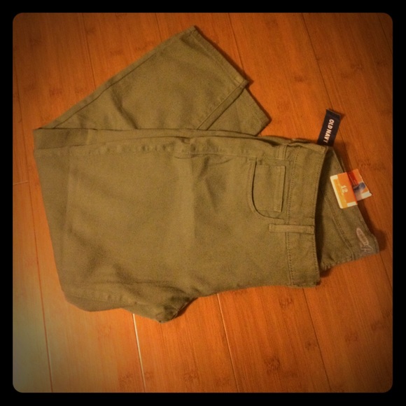 Green ankle length pants, Old Navy size 12
