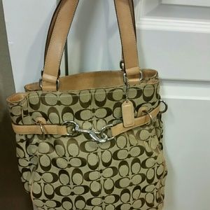 Coach Cinched Tote Bag - EUC