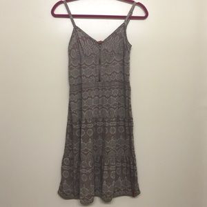 Esprite olive green summer beach dress