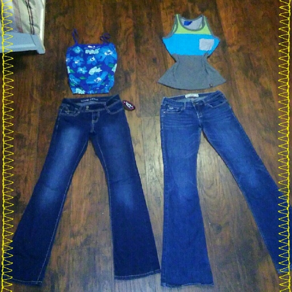 Inc. 2 pairs of jeans size 3 long and 3 reg.