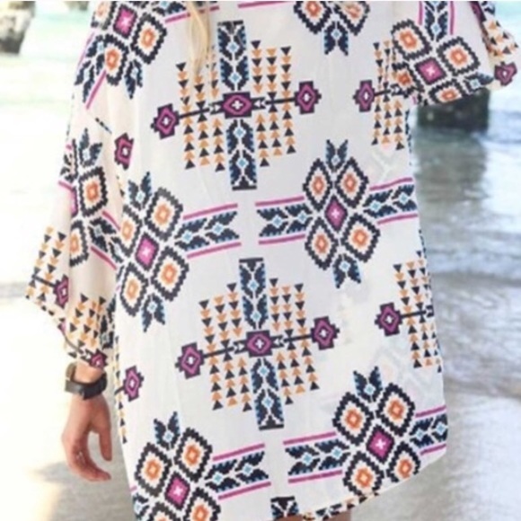 Patterned kimono - Picture 3 of 4