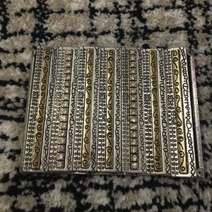 Multi tone cuff bracelet