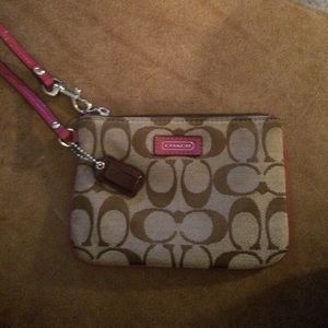 Coach wristlet practically brand new