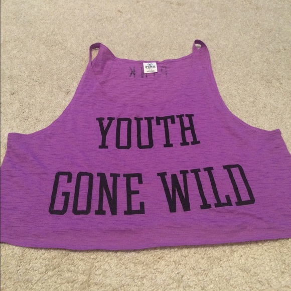 Purple VS crop top