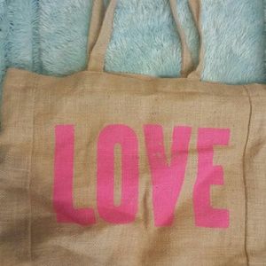 VS "Love" Tote Bag - NWOT