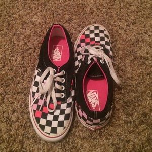Checkered vans
