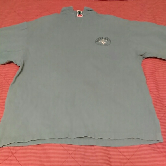 X-Small denim pullover shirt