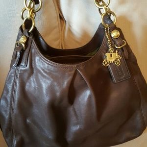 Authentic Leather Coach Satchel