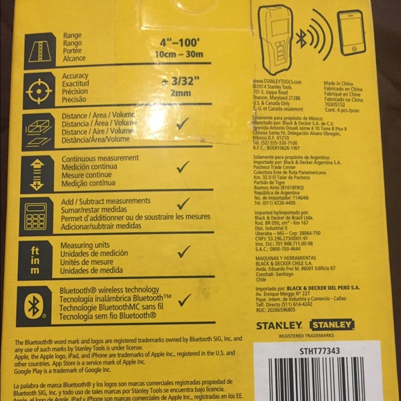 Stanley Laser Distance Measurer - Picture 4 of 4