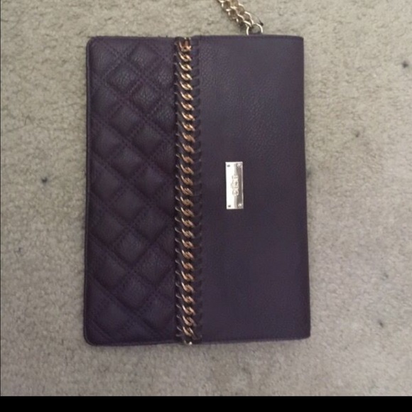 BCBG Burgundy Clutch