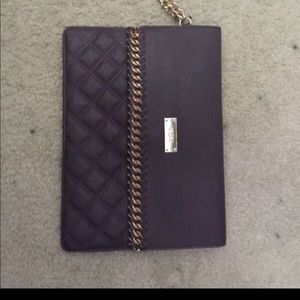 BCBG Burgundy Clutch