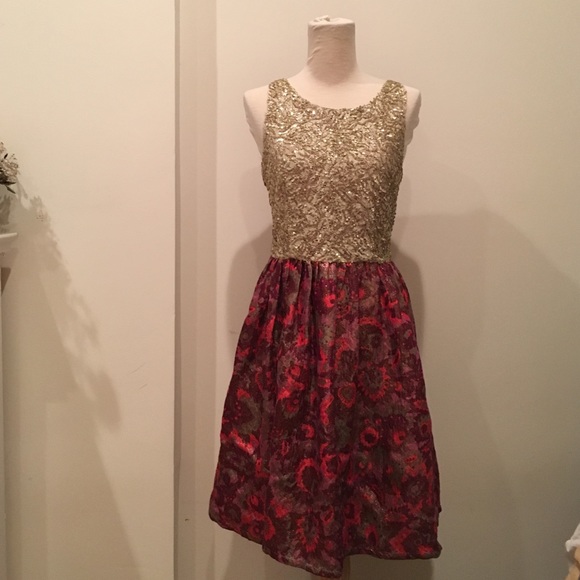 Embellished Anthropolgie dress Sz small