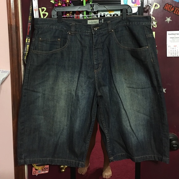 Anchor Blue Jean Shorts