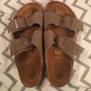 Suede Birkenstocks