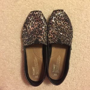 Sequin leopard Toms!