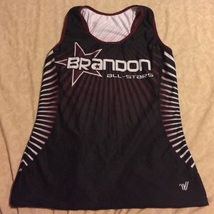 Brandon Allstars sublimated tank capri's