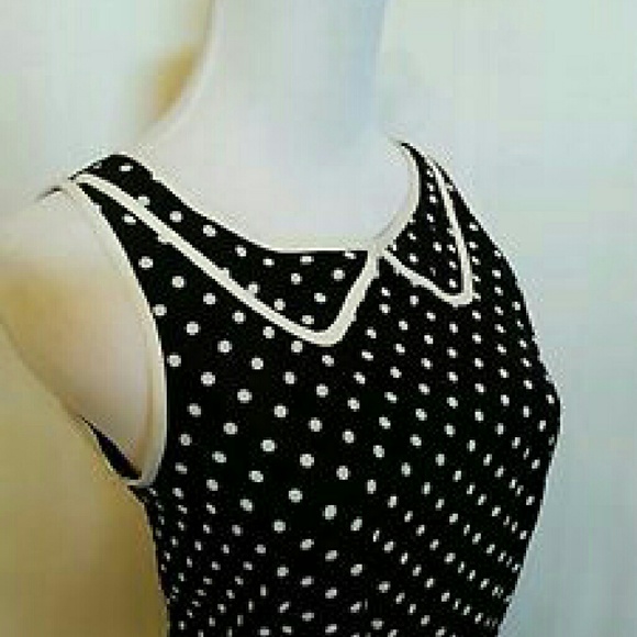 LC | Peter Pan Collar Polka Dot Dress | EUC - Picture 2 of 2