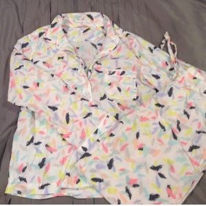 Victoria secret mayfarer cotton pajama set