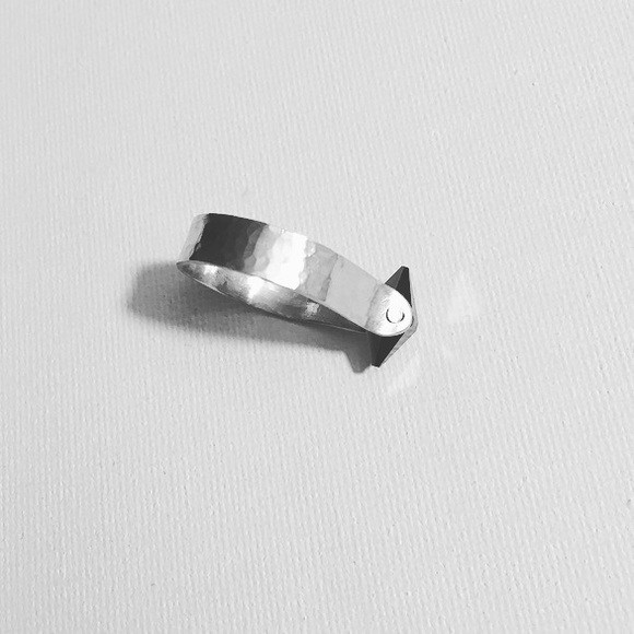 Special order - Handmade Double Spike Spinner Ring - Picture 2 of 4