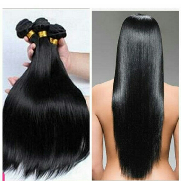14 inch human hair extentions  brazilian or remy