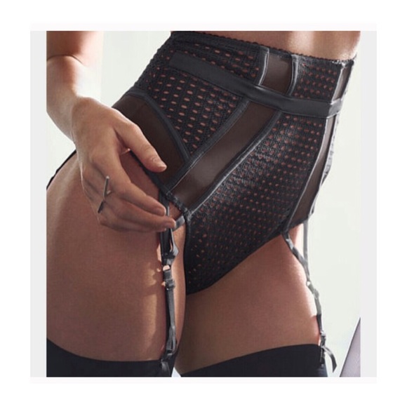 Victoria's Secret Fishnet High Waist Thong Garter