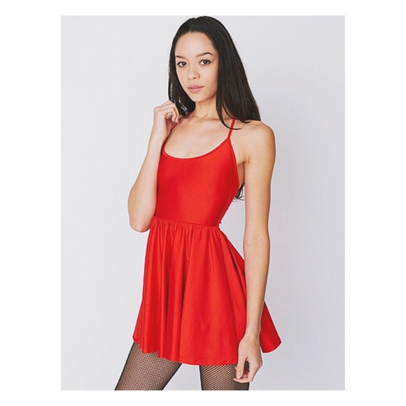 American Apparel Nylon Tricot Figure Skater Dress