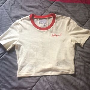 Kendall & Kylie crop tee